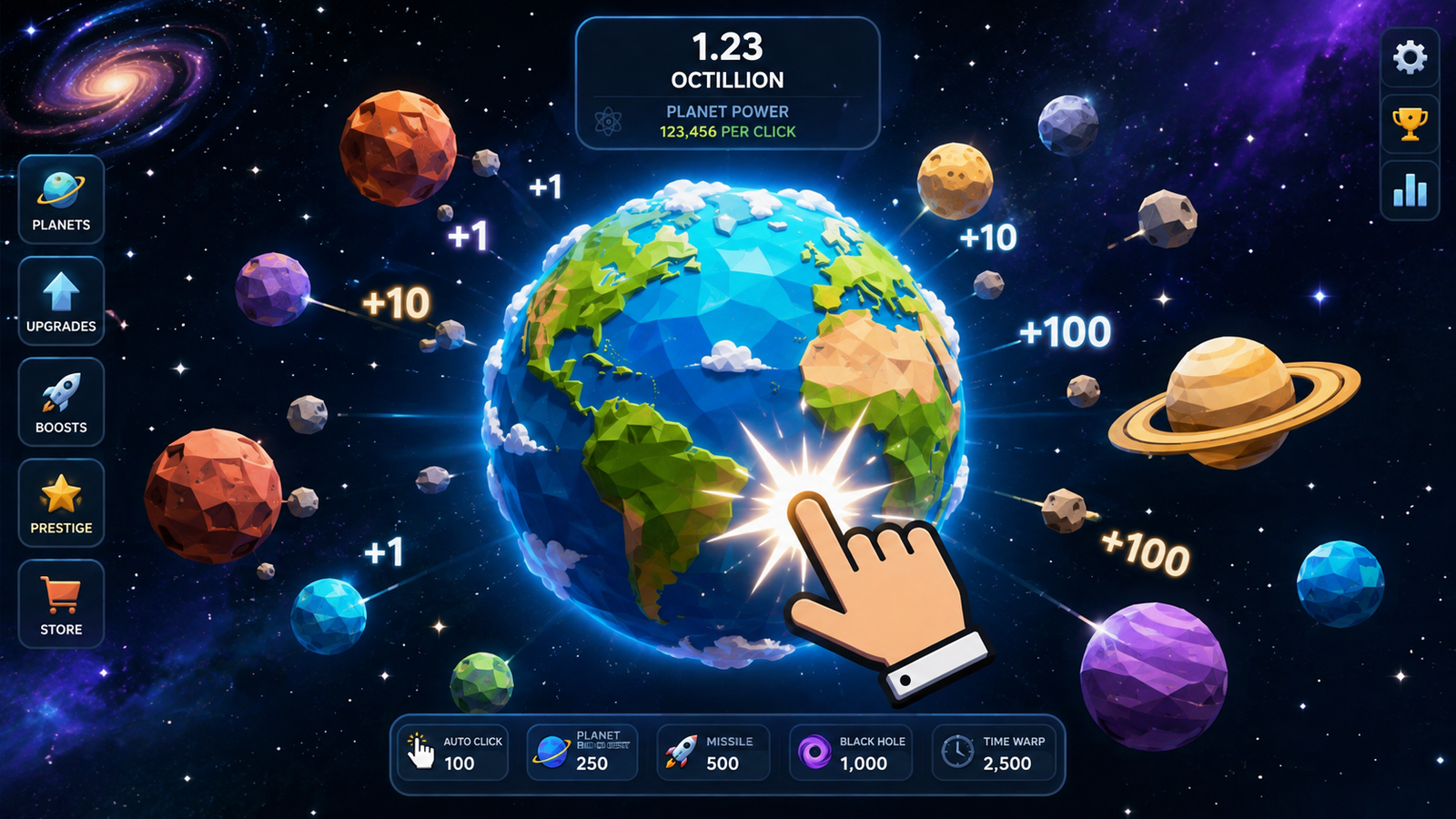 Planet Clicker Hooda Math
